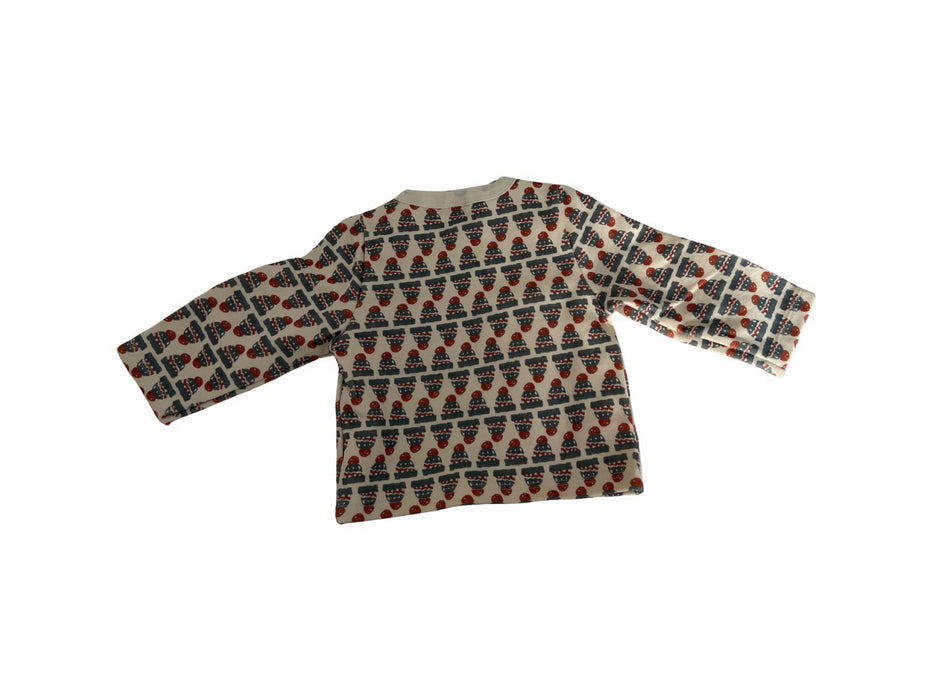 A White Crewneck Sweatshirts from Petit Bateau in size 12-18M for neutral. (Back View)