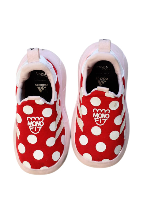 A Multicolour Sneakers from Adidas in size 3T for girl. (Back View)