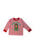 A Red Long Sleeve T Shirts from Bape by A Bathing Ape in size 2T for boy. (Front View)