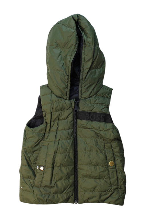 A Green Puffer/Quilted Coats & Outerwear from Boss in size 2T for boy. (Front View)