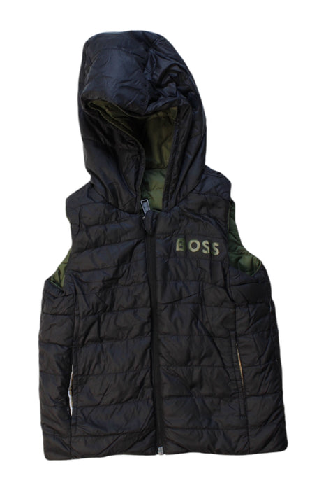 A Green Puffer/Quilted Coats & Outerwear from Boss in size 2T for boy. (Back View)