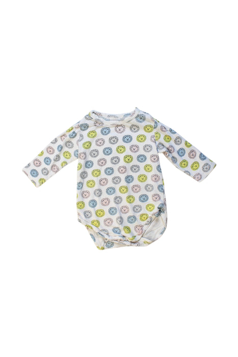 A Multicolour Long Sleeve Bodysuits from Seed in size 0-3M for boy. (Front View)
