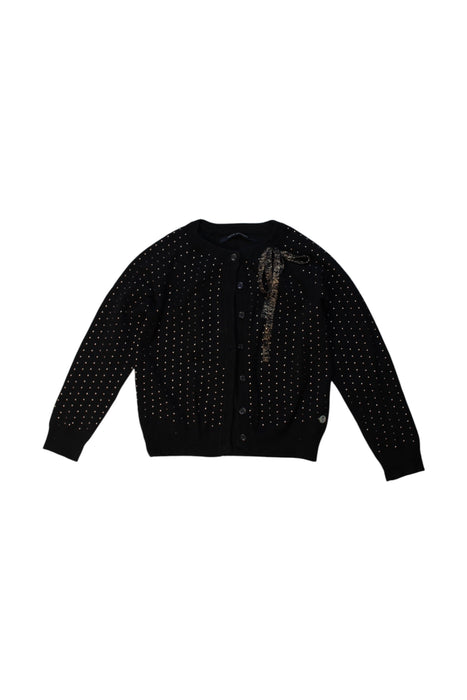 A Black Cardigans from Little Akiabara in size 4T for girl. (Front View)