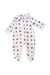 A White Onesies from Rachel Riley in size 6-12M for boy. (Front View)
