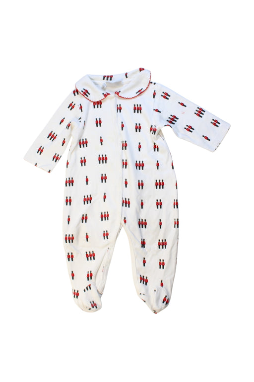 A White Onesies from Rachel Riley in size 6-12M for boy. (Front View)