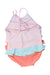 A Multicolour Swimsuits from Kenzo in size 4T for girl. (Back View)