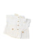 A White Short Sleeve Polos from Nanos in size 3-6M for neutral. (Back View)