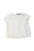 A Ivory Short Sleeve Tops from Little Akiabara in size 4T for girl. (Front View)
