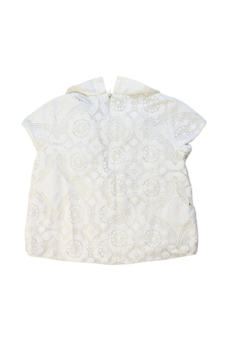 A Ivory Short Sleeve Tops from Little Akiabara in size 4T for girl. (Back View)