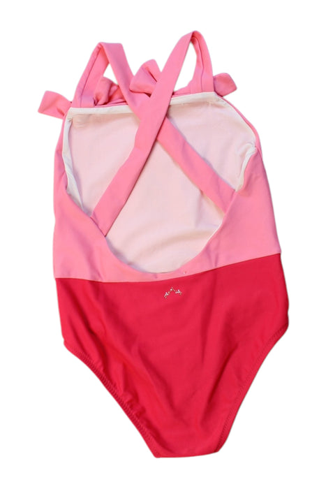 A Pink Swimsuits from Nanos in size 6T for girl. (Back View)
