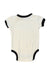 A White Short Sleeve Bodysuits from Little Akiabara in size 6-12M for boy. (Back View)