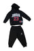 A Black Pants Sets from Air Jordan in size 2T for boy. (Front View)