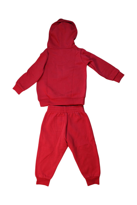 A Red Pants Sets from Air Jordan in size 2T for boy. (Back View)