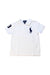 A White Short Sleeve Polos from Polo Ralph Lauren in size 2T for boy. (Front View)