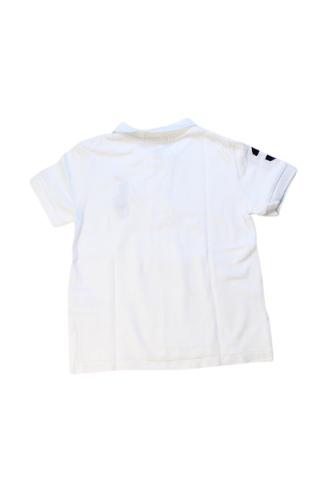 A White Short Sleeve Polos from Polo Ralph Lauren in size 2T for boy. (Back View)