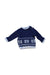 A Navy Knit Sweaters from The Little White Company in size 3-6M for boy. (Front View)