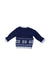 A Navy Knit Sweaters from The Little White Company in size 3-6M for boy. (Back View)