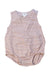 A Beige Sleeveless Rompers from Arket in size 3-6M for girl. (Front View)