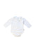 A White Long Sleeve Bodysuits from Jojo Maman Bébé in size 0-3M for girl. (Front View)