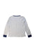 A Grey Long Sleeve Tops from Petit Bateau in size 8Y for boy. (Back View)