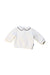 A White Long Sleeve Tops from Jacadi in size 12-18M for girl. (Front View)