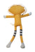 A Yellow Soft Toys from and the little dog laughed in size O/S for neutral. (Back View)