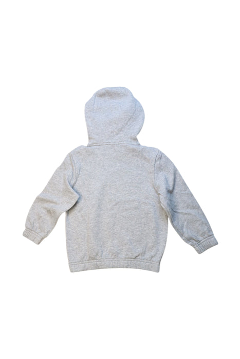 A Grey Hooded Sweatshirts from Adidas in size 3T for boy. (Back View)