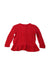 A Red Cardigans from Ralph Lauren in size 6-12M for girl. (Back View)