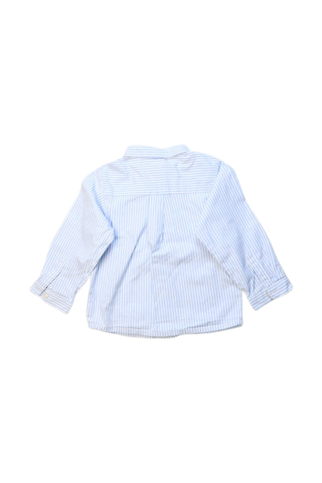 A Blue Long Sleeve Shirts from Jacadi in size 12-18M for boy. (Back View)
