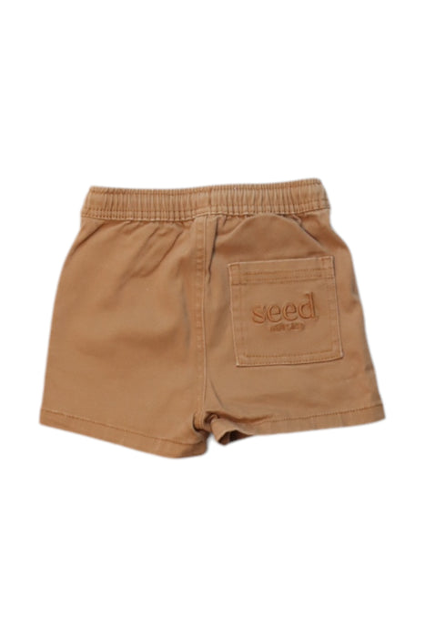 A Brown Shorts from Seed in size 12-18M for boy. (Back View)