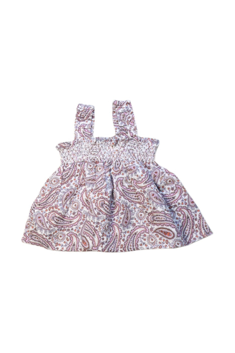 A Multicolour Sleeveless Dresses from Seed in size 6T for girl. (Back View)