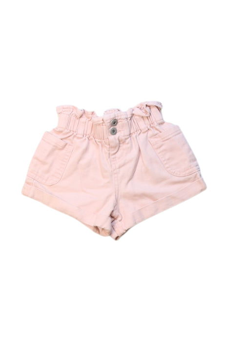 A Pink Shorts from Seed in size 4T for girl. (Front View)