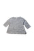 A Grey Long Sleeve Tops from Crewcuts in size 2T for girl. (Front View)