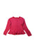 A Red Cardigans from Kingkow in size 4T for girl. (Back View)
