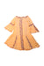 A Orange Long Sleeve Dresses from Poupette St Barth in size 3-6M for girl. (Back View)