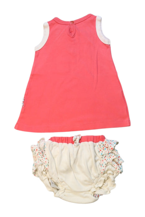 A Multicolour Shorts Sets from TinyBitz in size 6-12M for girl. (Back View)