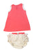A Multicolour Shorts Sets from TinyBitz in size 6-12M for girl. (Back View)