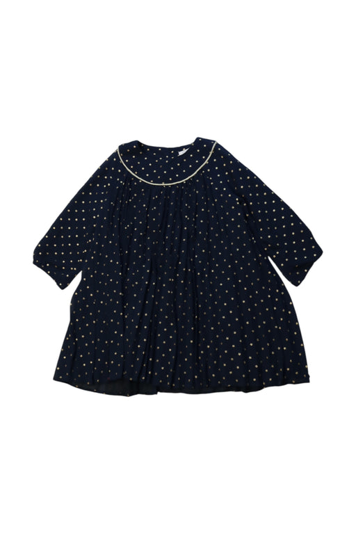 A Navy Long Sleeve Dresses from Mamas & Papas in size 6-12M for girl. (Front View)