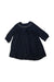 A Navy Long Sleeve Dresses from Mamas & Papas in size 6-12M for girl. (Back View)