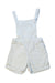 A Ivory Overall Shorts from Carrément Beau in size 2T for neutral. (Front View)