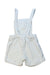 A Ivory Overall Shorts from Carrément Beau in size 2T for neutral. (Back View)
