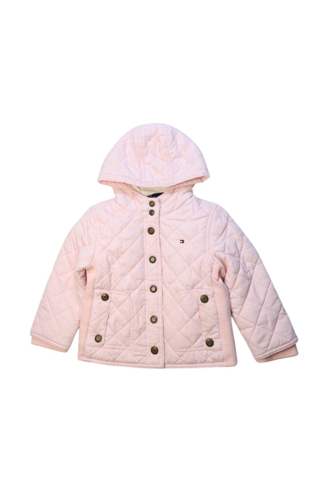 A Pink Puffer/Quilted Coats & Outerwear from Tommy Hilfiger in size 12-18M for girl. (Front View)