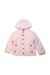 A Pink Puffer/Quilted Coats & Outerwear from Tommy Hilfiger in size 12-18M for girl. (Front View)
