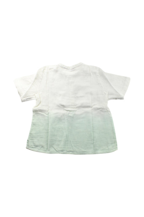 A White Short Sleeve Shirts from Bonpoint in size 6T for neutral. (Back View)