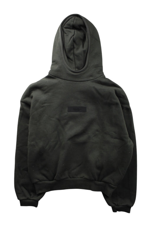 A Green Hooded Sweatshirts from Fear of God Essentials in size 8Y for neutral. (Front View)