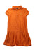 A Orange Short Sleeve Dresses from Polo Ralph Lauren in size 6T for girl. (Front View)