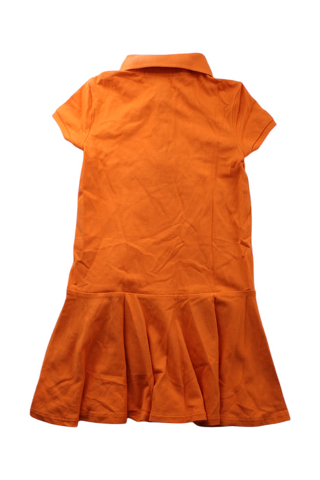 A Orange Short Sleeve Dresses from Polo Ralph Lauren in size 6T for girl. (Back View)