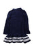 A Navy Long Sleeve Dresses from Ralph Lauren in size 5T for girl. (Back View)