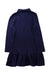 A Navy Long Sleeve Dresses from Polo Ralph Lauren in size 6T for girl. (Back View)