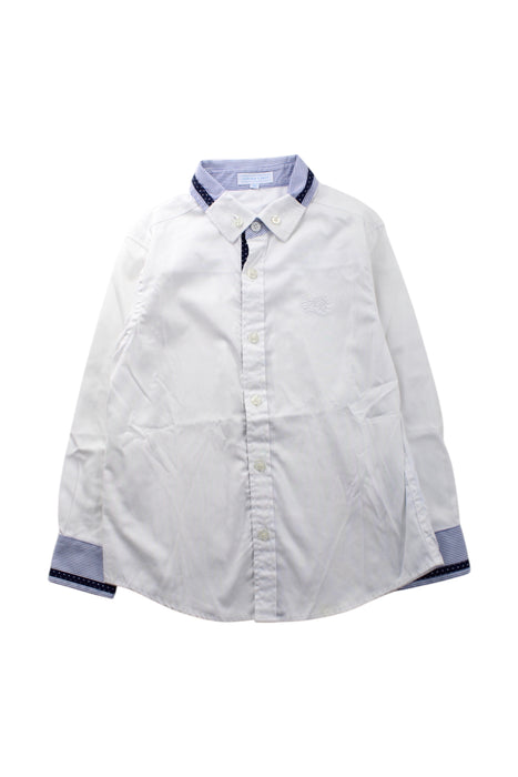 A White Long Sleeve Shirts from Nicholas & Bears in size 8Y for boy. (Front View)